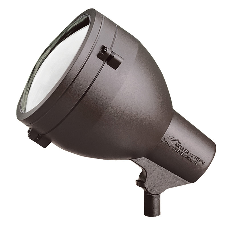 Projecteur hid câblé High Intensity Discharge, Bronze architectural