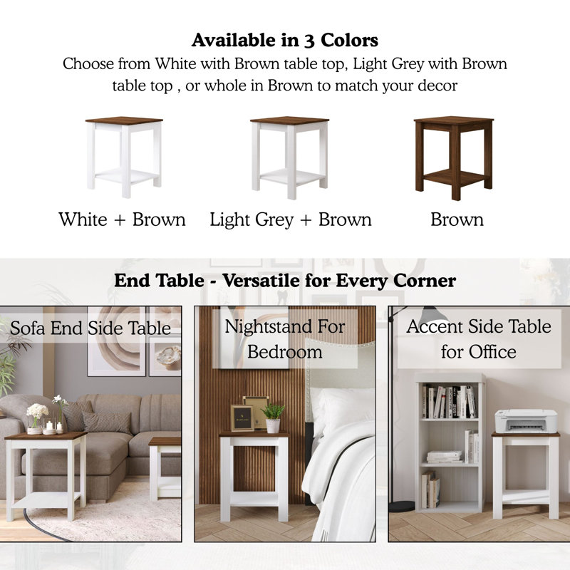 Ensemble de 3 tables basses et tables de bout avec pieds en angle gris clair, Gris clair