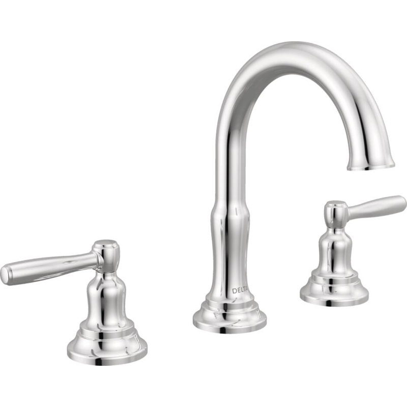 Two Handle Widespread Bathroom Faucet, Chrome