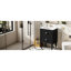 Lavabo de meuble-lavabo en céramique 24 po à 2 tiroirs pour rangement en bois massif avec rangement à finition lisse