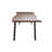 Laub Acacia Solid Wood Top Metal Base Dining Table