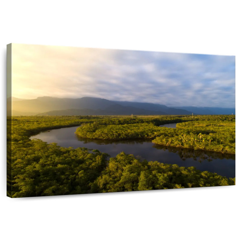 Alvord Amazon Forest River, 8" H x 12" W