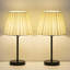 Lampe de chevet noire 16,2 po