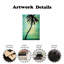 Décoration murale en toile Lone Palm Green, 12 po x 18 po