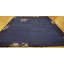 Antique Peking Chinese Allover Floral Navy 1900s Rug