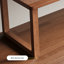 Bureau rectangulaire en bois massif de couleur châtaignier clair-118511613-118511615