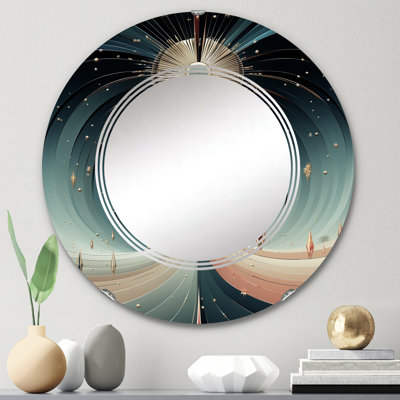 Pergamos - Miroir mural moderne rond