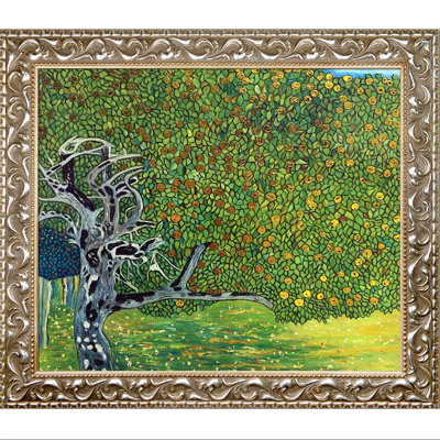 «Alberton Apple Tree» par Gustav Klimt - Peinture sur toile encadrée