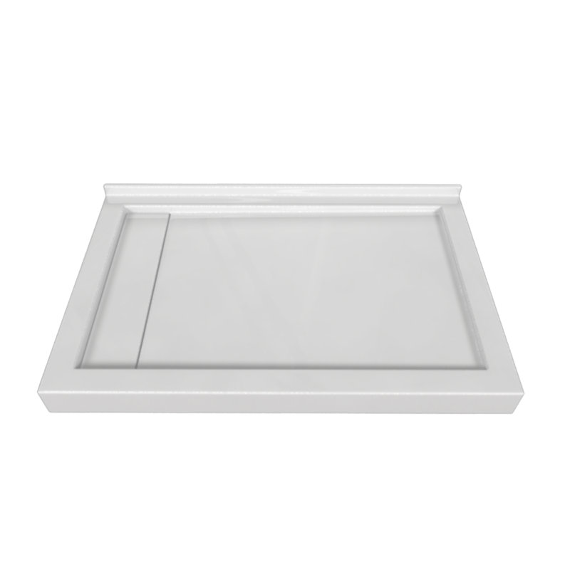 Signature 48'' W 32'' D Rectangular Triple Shower Base, Left