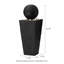 Harriman Weather Resistant Column Fountain with Light-787212473