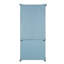 39,4 x 18 x 83 po - Armoire contemporaine bleue / crédences - French Chic Modern & Style, mélange de 45%, 35% solide, 10% verre, placage-690350115-690350114