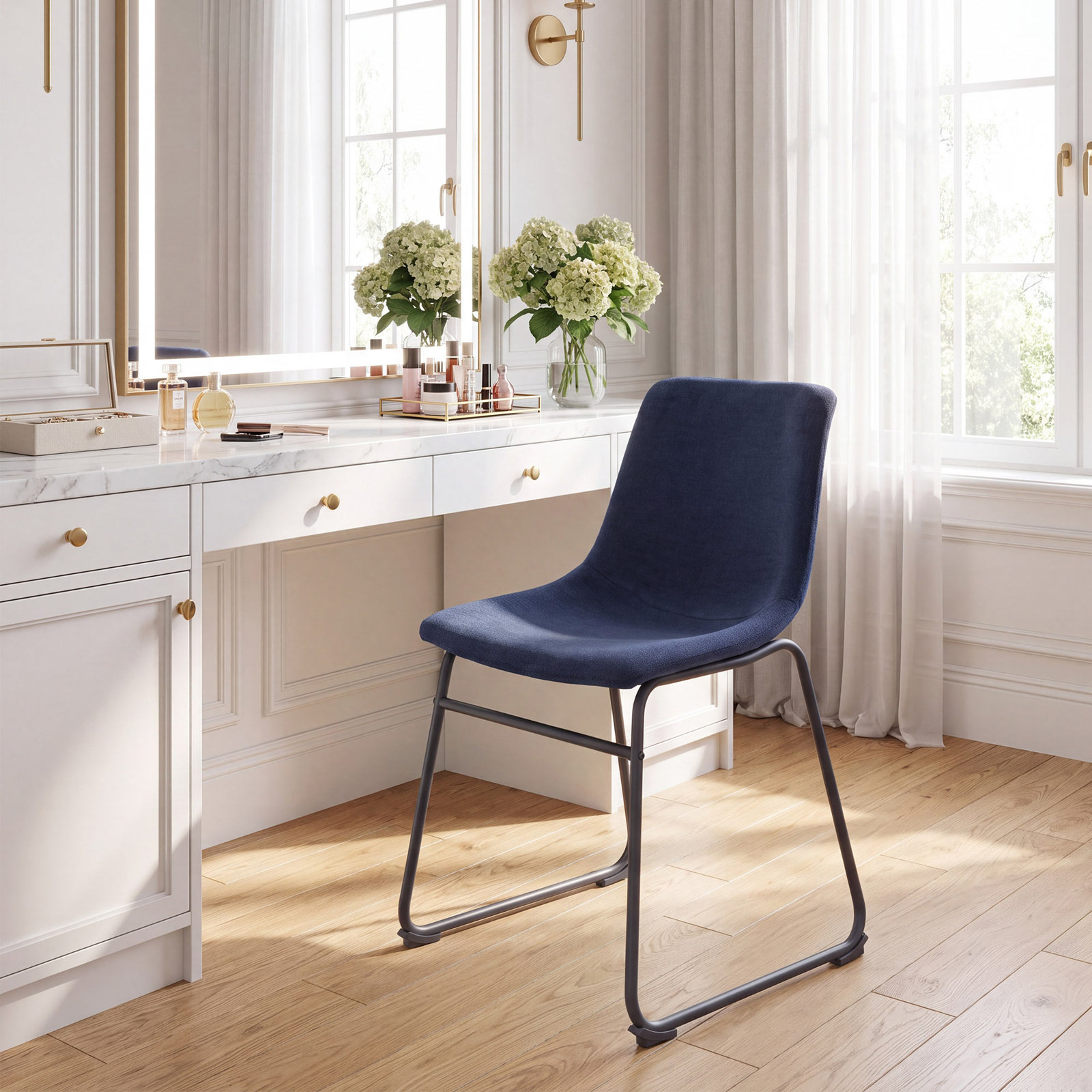Anke Dining Chair, Blue