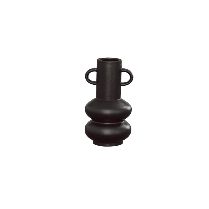 Ceramic Vase Matte Finish Black