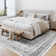 Medallion Non Slip Washable Area Rug(Grey)