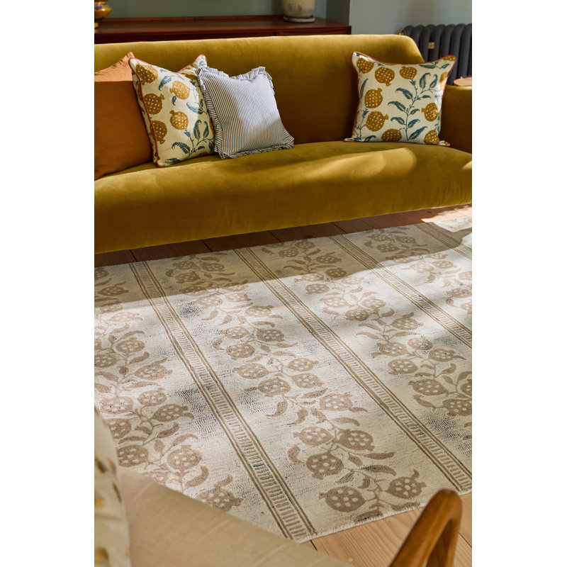 Hand Tufted Wool Area Rug, Rectangle 4'7" x 6'7"