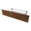 Lit plateforme double en métal avec rangement brun-106491488-106491491