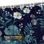Rideau de douche tendance tendance bleu sarcelle avec 12 crochets-60715122