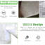 Housse pour abri de jardin d'extérieur 12 pi x 14 pi pour toutes saisons avec parois latérales, fenêtres en maille et caractéristique fonctionnelle imperméable universelle blanche durable
