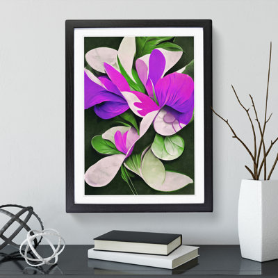 Flowers Abstract No.5 - Framed Print
