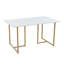 Bronislaw Metal Base Dining Table-338286132