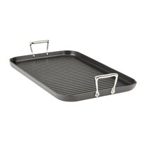 Mont Alpi Cast Iron Griddle Plate / Heavy Duty, Dual Sided, Universal /  Perfect for Vegetables, Seafood / MAGR