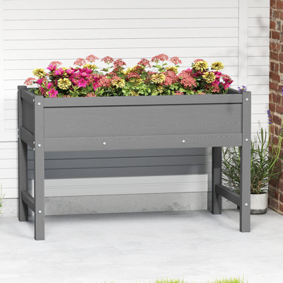 Pot à fleurs surélevé en l 39,5 po x H 25,7 po