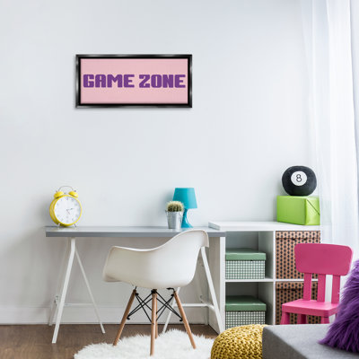 Game Zone Purple & Pink Floating Frame, design by Yass Naffas Designs