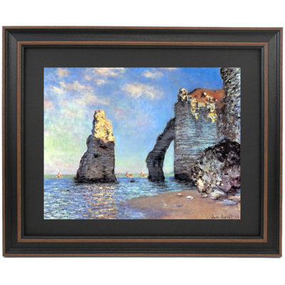 The Cliffs At Etretat By Claude Monet