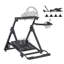 Support de volant de course, support de simulateur réglable et pliable pour Logitech G923 G920 G29 G27, Thrustmaster T300RS TX F458 T500RS T3PA-PRO (GP1 / GT), cockpit de jeu, simulateur de pédales NON inclus, compact
