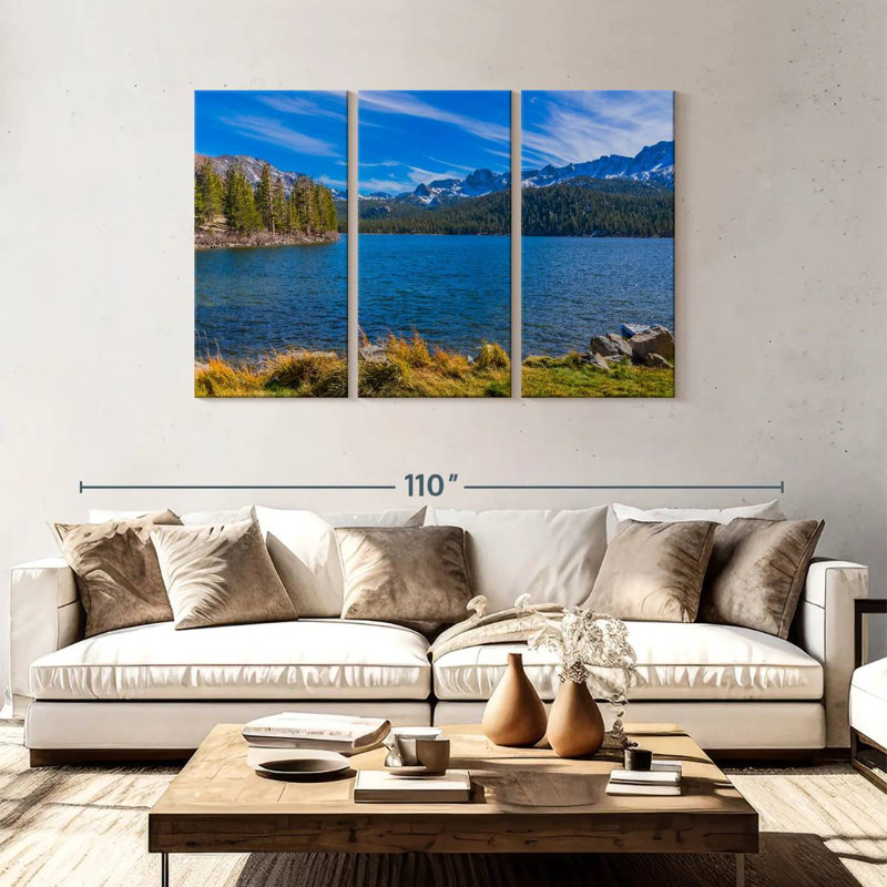 Peaceful Lake George, H 48 po x l 74 po