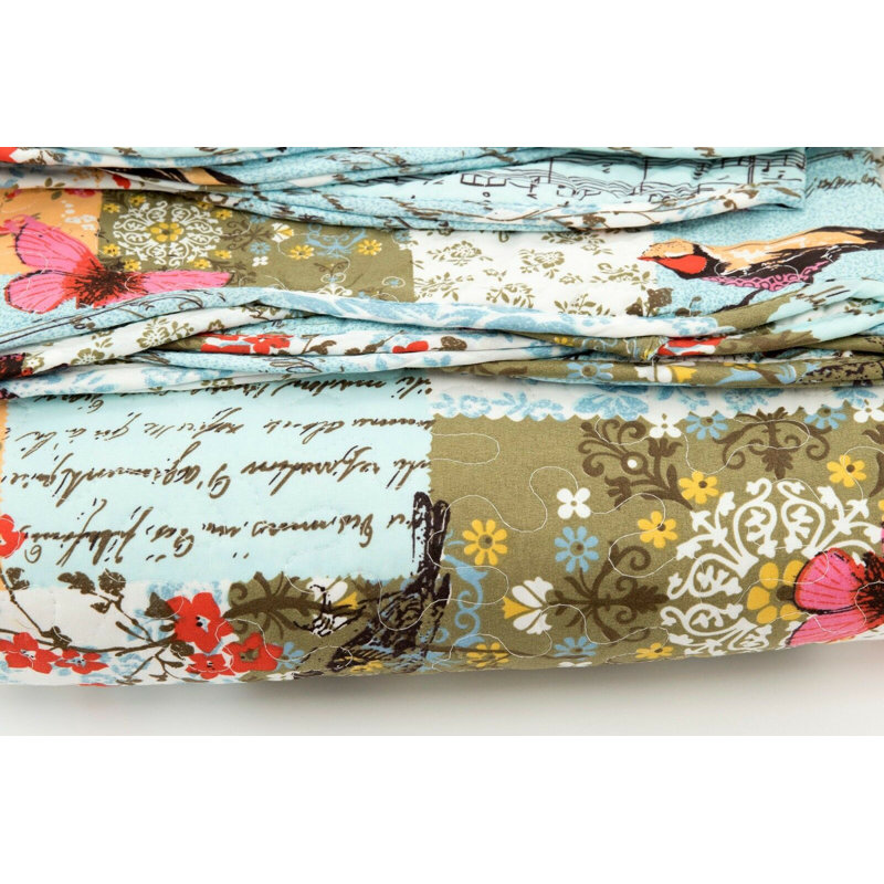 Swilley Polyester Patchwork Bedspread