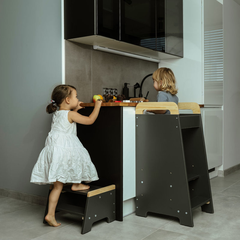 Kitchen Tower, Anthracite/Pine