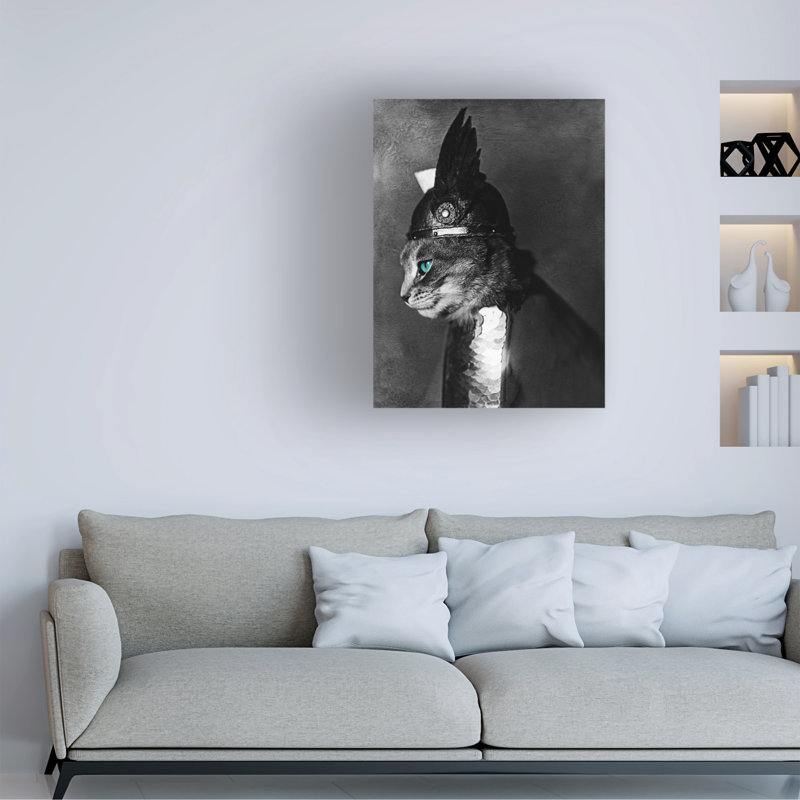 Art sur toile Tina Lavoie Viking Valkyrie, H 14 po x l 19 po