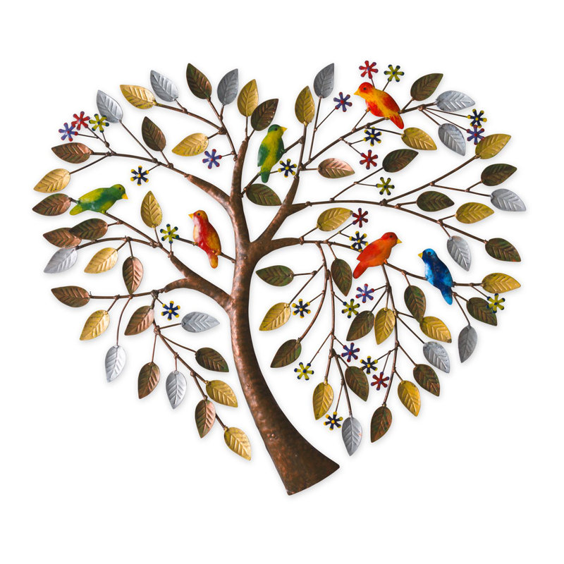 Décoration murale cœur d'arbre
