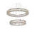 Steveson 2-Light Crystal Oval LED Chandelier-1483814328-1523756121