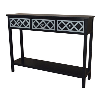 Table Console treillis