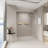 44-48 In. W X 72 In. H Double Sliding Shower Door, Semi-Frameless Bypass Bathroom Sliding Door With 1/4" (6Mm) Tempered Glass For Walk-In Shower-109554008