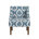 Blue Ikat Medallion 100% Polyester