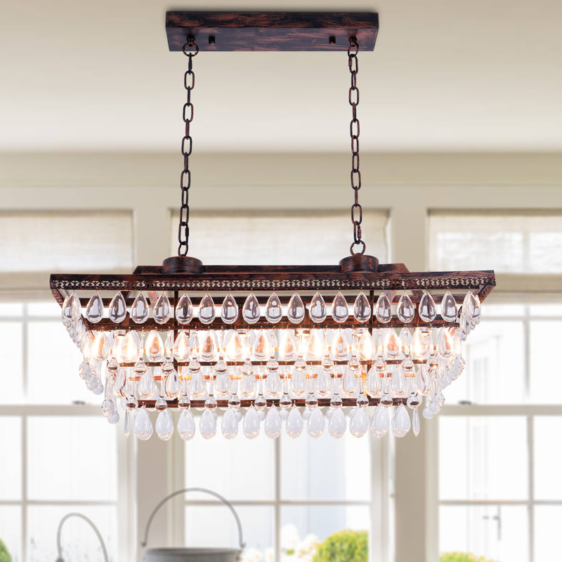 6-light Dimmable Kitchen Island Chandelier