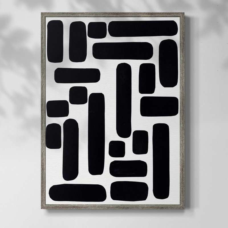 Shuffle IV Framed Print - Solid Wood, 11" H x 9" W