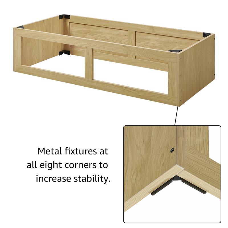 Reptile Enclosure Stacker, 11" H x 33" W x 15" D, Nature