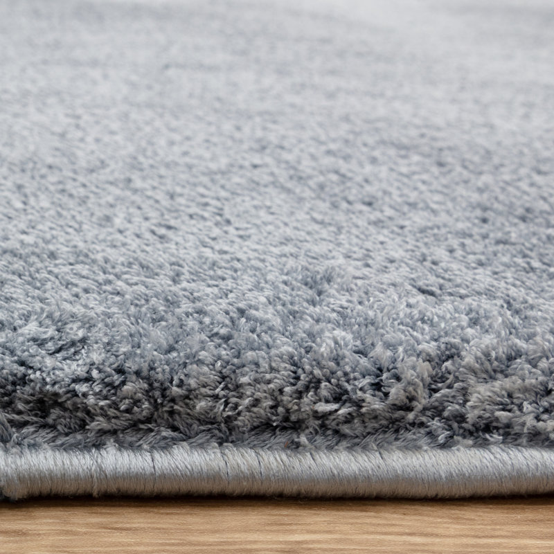Symaya Cosy Shaggy Sky Blue Area Rug, Rectangle 160 x 230 cm