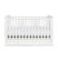 Snowdon Classic Cot Bed and Premium Sprung Mattress  - White