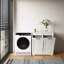Armoire à linge avec 2 sacs à doublure amovibles et panier à linge divisé
