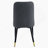 A Modern Dining Chair With A White Dual Tone PU Leather Backrest-1113305223-1113305279