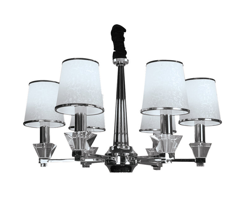 Intense 6 - Light Shaded Chandelier