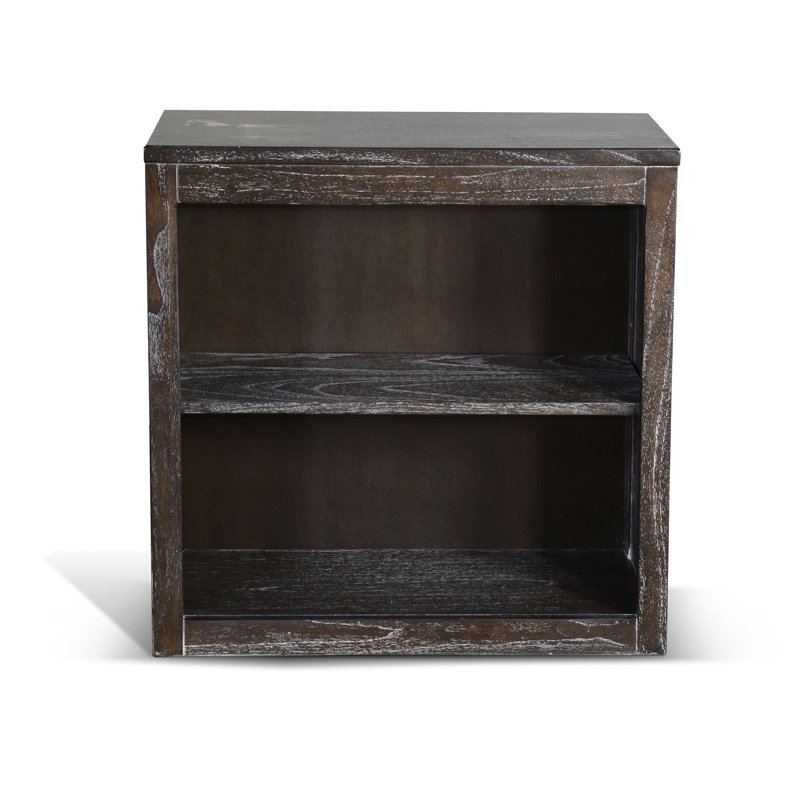 Ruma Bookcase, (2 Shelves) 30” H x 30” W x 13” D, European Dark