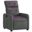  Fauteuil de massage inclinable gris foncé