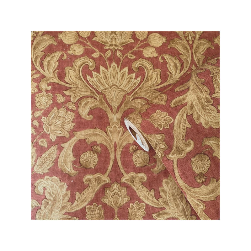 Elegance 10m x 53cm Wallpaper Roll, Red