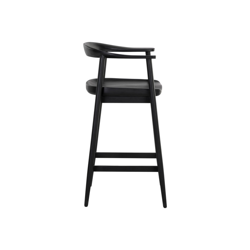 Taneishia Stool with Solid Wood Frame